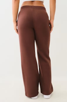 PANTALON EN MOLLETON AVEC LOGO CRISTAL BIG T