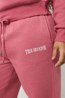 CRYSTAL LOGO STRAIGHT LEG SWEAT PANT, image 3