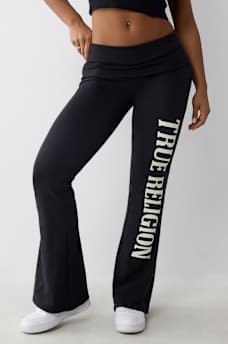 FOLDOVER FLARE PANT , image 1