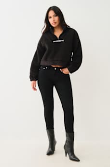 SHERPA LOGO HALF-ZIP PULLOVER, image 2