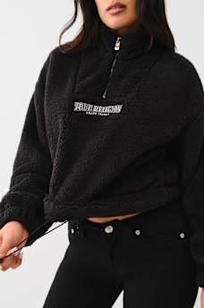SHERPA LOGO HALF-ZIP PULLOVER, image 3