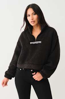 SHERPA LOGO HALF-ZIP PULLOVER, image 1