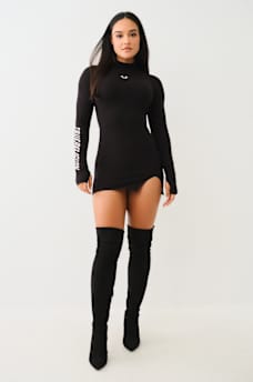 MOTO BRANDED SWEATER DRESS, image 4