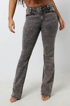  BECCA MID RISE BIG T BOOTCUT JEAN, image 1