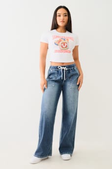 CRYSTAL BLING RING LOGO BABY TEE, image 2