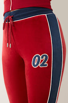 VELOUR PANELLED TRACK PANT, image 4