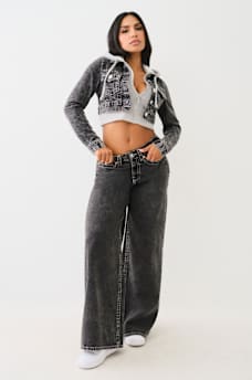  JESSIE WING SUPER BAGGY JEAN