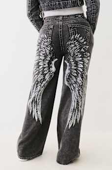  JESSIE WING SUPER BAGGY JEAN