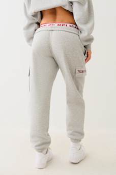 BRANDED ELASTIC WAISTBAND BOYFRIEND JOGGER, image 4