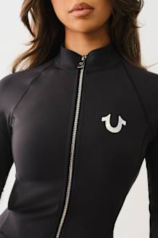 LOGO TWO-WAY ZIP PERFORMANCE JACKET, image 7