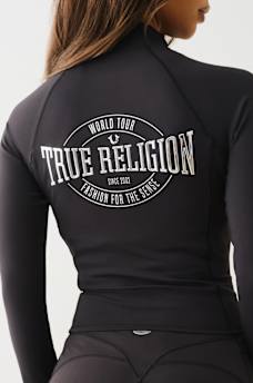 LOGO TWO-WAY ZIP PERFORMANCE JACKET, image 1