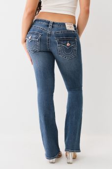 BECCA LOW RISE BIG T BOOTCUT JEAN, image 4