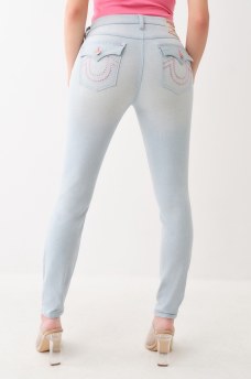 JENNIE CRYSTAL MID RISE SKINNY JEAN, image 4