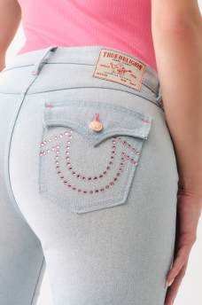 JENNIE CRYSTAL MID RISE SKINNY JEAN, image 1