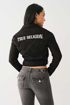 FAUX SUEDE MOTO JACKET, image 2