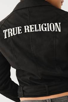 FAUX SUEDE MOTO JACKET, image 4