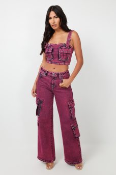 OVERDYE BIG T CARGO BUSTIER TOP, image 3