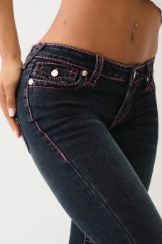 BECCA LUREX BIG T HORSESHOE BOOTCUT JEAN , image 4