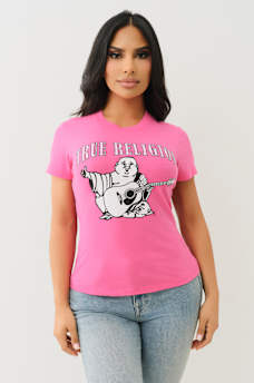 CRYSTAL BUDDHA LOGO TEE, image 1
