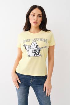 CRYSTAL BUDDHA LOGO TEE, image 2