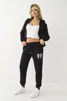 CRYSTAL WING DRAWSTRING JOGGER, image 2