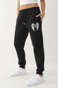 CRYSTAL WING DRAWSTRING JOGGER, image 1