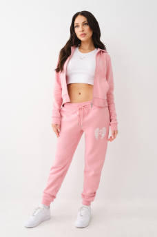 CRYSTAL WING DRAWSTRING JOGGER, image 2