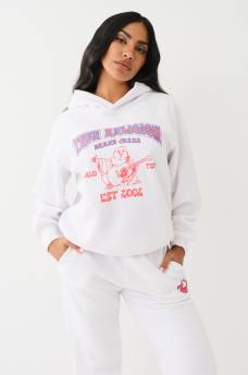 HERITAGE LOGO BOYFRIEND HOODIE, image 2