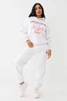 HERITAGE LOGO BOYFRIEND HOODIE, image 4