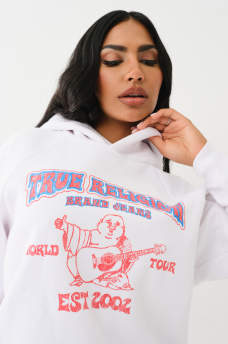 HERITAGE LOGO BOYFRIEND HOODIE, image 1