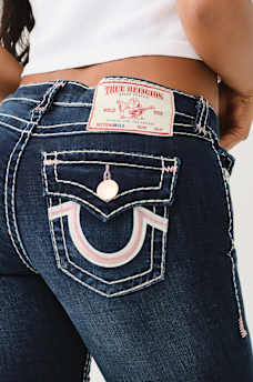 BECCA LUREX SUPER T BOOTCUT JEAN, image 1