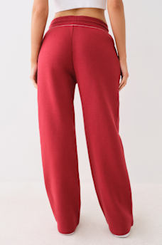 PANTALON EN MOLLETON AVEC LOGO CRISTAL BIG T, image 7