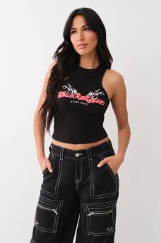 TRUE RELIGION WING RACER TANK , image 3