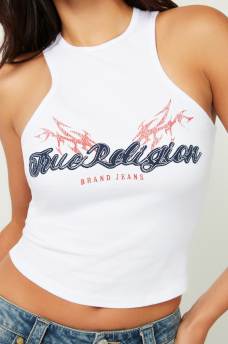 TRUE RELIGION WING RACER TANK , image 1