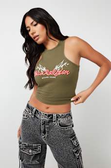 TRUE RELIGION WING RACER TANK , image 4