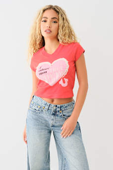 J'ADORE MON HEART BABY TEE, image 1