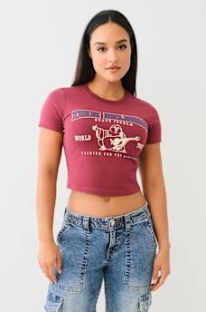 WORLD TOUR LOGO BABY TEE, image 1