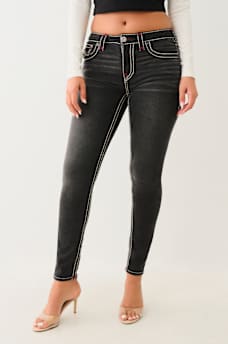 HALLE SUPER T MID RISE SUPER SKINNY JEAN, image 3