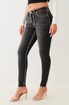 HALLE SUPER T MID RISE SUPER SKINNY JEAN, image 4
