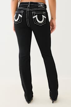 BILLIE MID RISE BIG T LUREX STRAIGHT JEAN, image 4