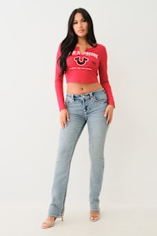 BILLIE MID RISE SUPER T STRAIGHT JEAN, image 3