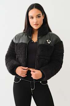 EMBROIDERED SHERPA JACKET, image 5