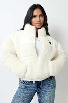 EMBROIDERED SHERPA JACKET, image 2
