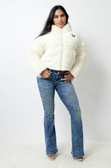 EMBROIDERED SHERPA JACKET, image 3