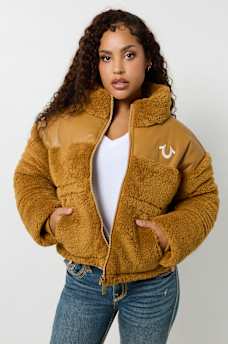 EMBROIDERED SHERPA JACKET, image 2