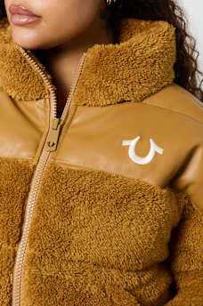 EMBROIDERED SHERPA JACKET, image 4