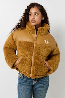 EMBROIDERED SHERPA JACKET, image 5