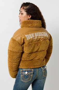 EMBROIDERED SHERPA JACKET, image 6