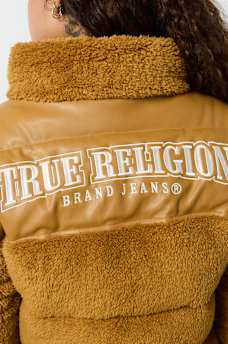 EMBROIDERED SHERPA JACKET, image 1
