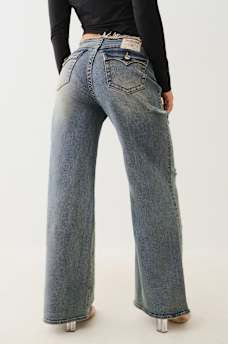 BOBBI FRAYED LOW RISE BAGGY JEAN, image 4